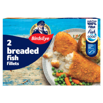 Birds Eye breaded cod 2 fillets
