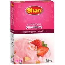 Shan Strawberry custard powder 200g