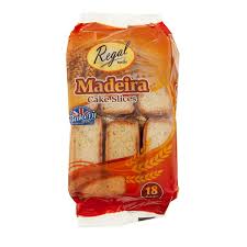 Regal Madeira cake slices 370g