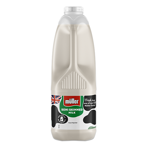 Muller semi skimmed milk 2 ltr